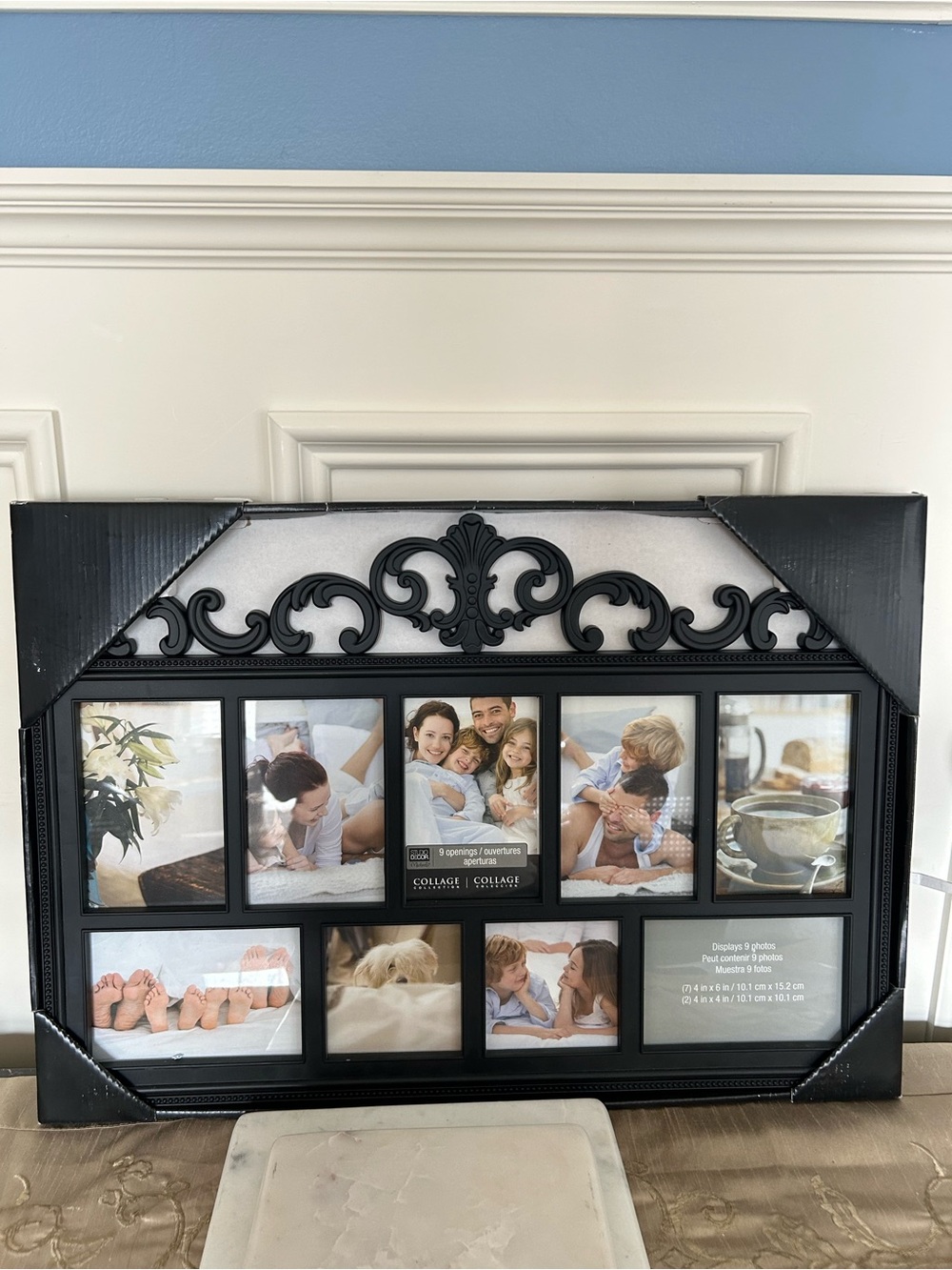 Black college photo frame
